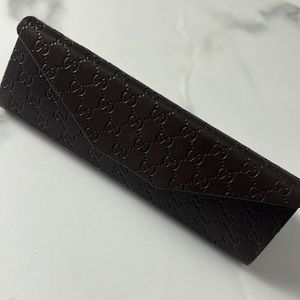 Authentic Gucci eyeglasses case for reading glasses